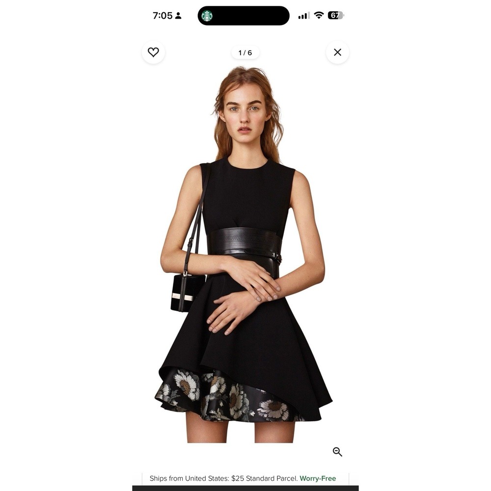 RARE Alexander McQueen FW 2015 Runway Wool Dress IT 40 Floral Jacquard $2245